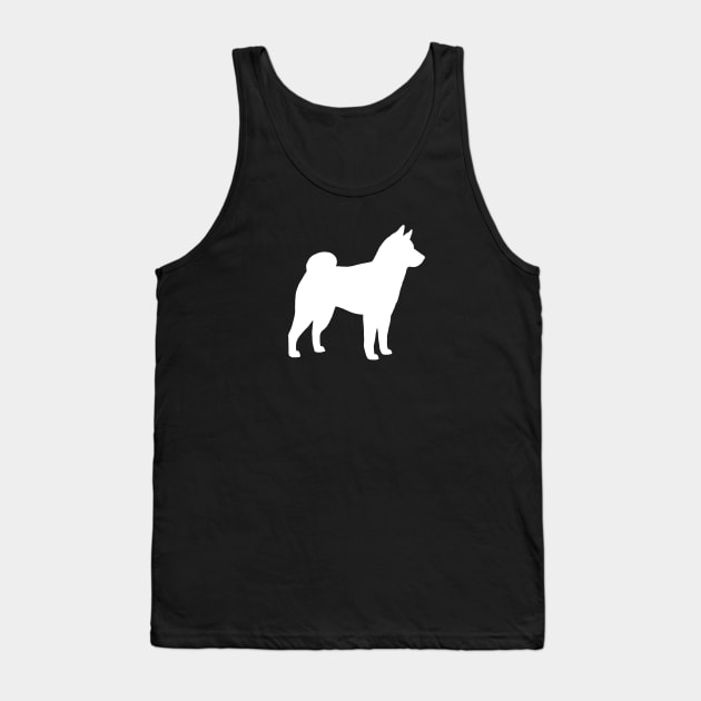 Shiba Inu Silhouette Tank Top by Coffee Squirrel